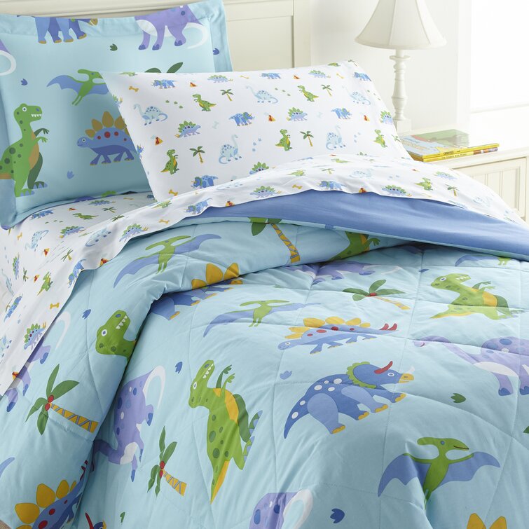 Dino comforter outlet set